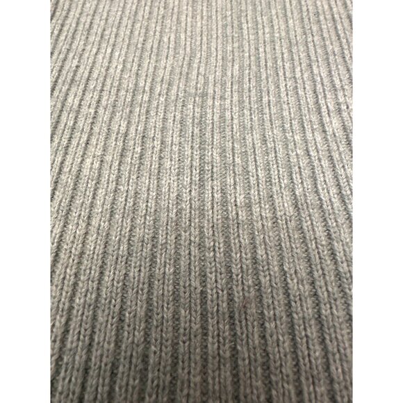 Calvin Klein Mens XL Gray Ribbed All Cotton Half Zip Sweater - Picture 5 of 8